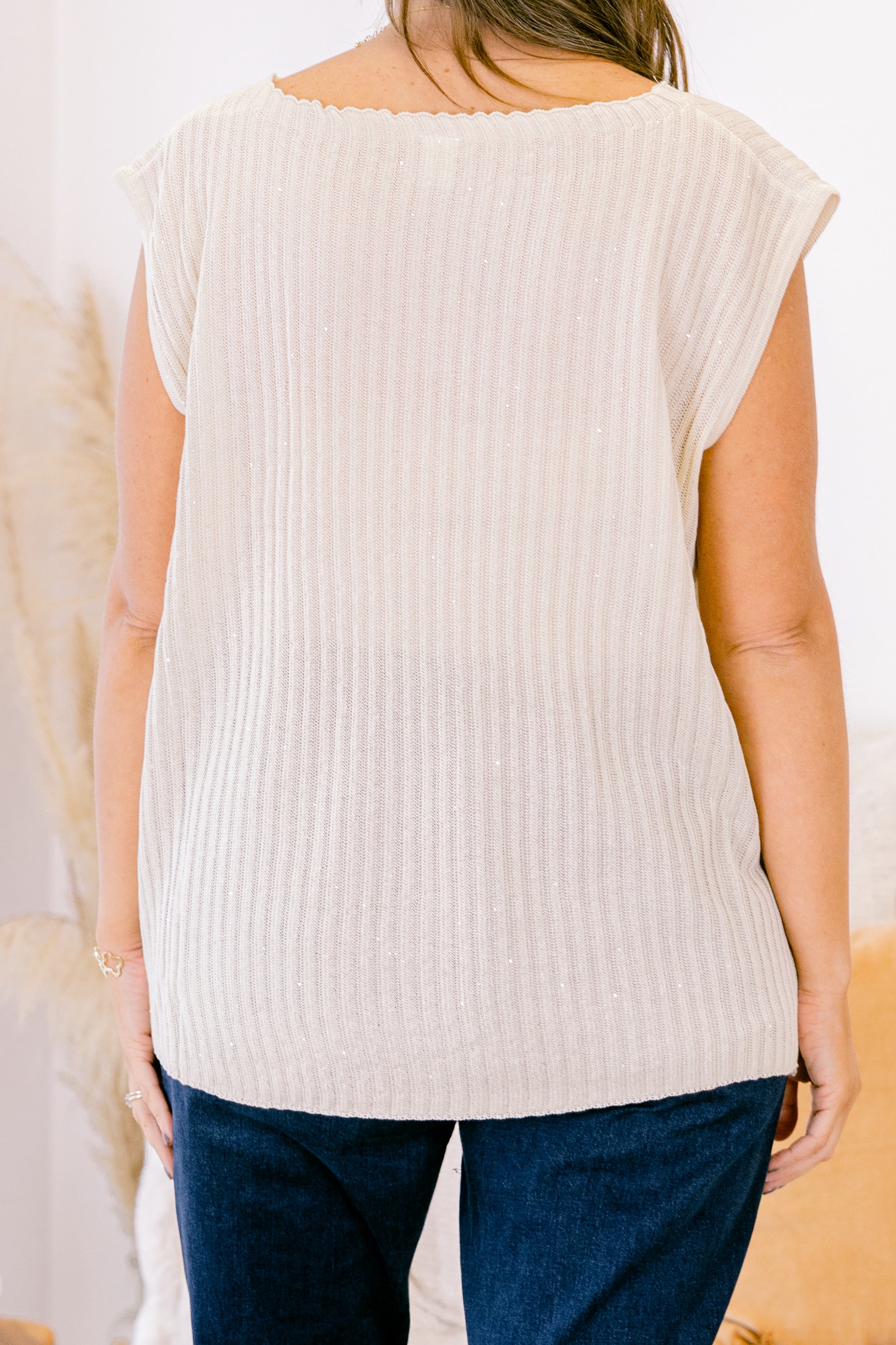 In Vacay Mode Top, Ivory