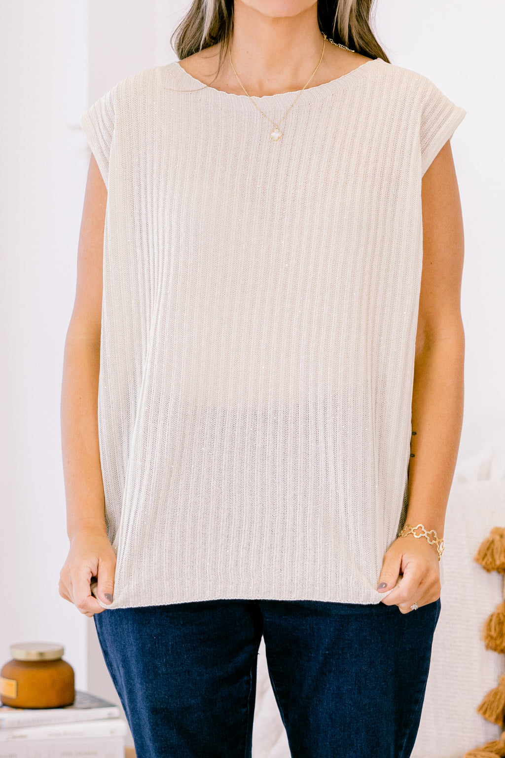 In Vacay Mode Top, Ivory