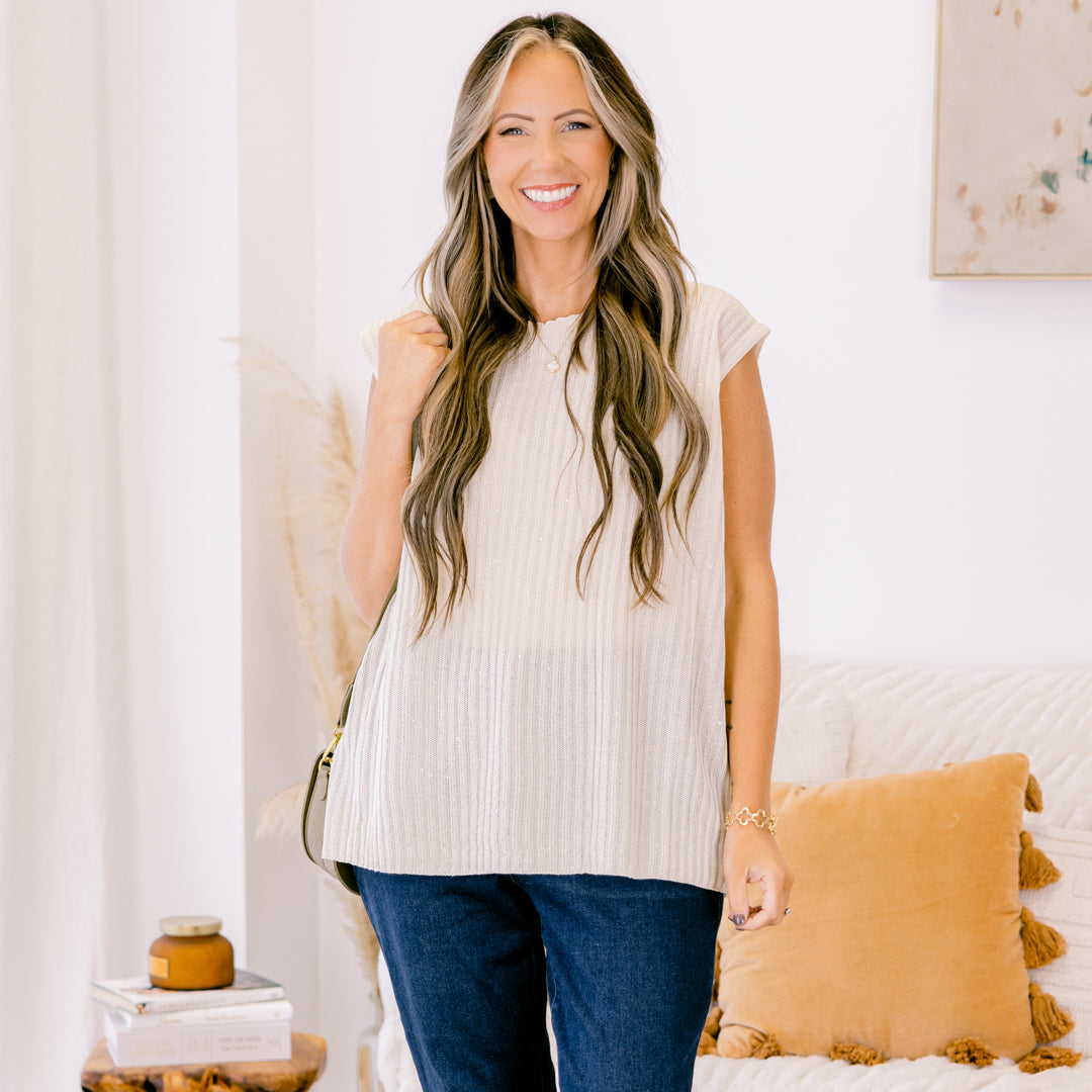In Vacay Mode Top, Ivory