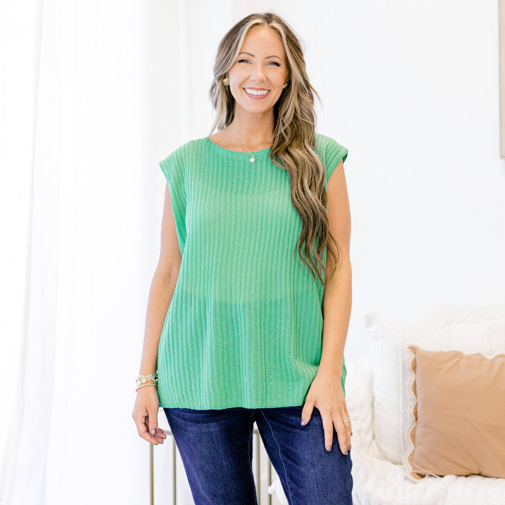 In Vacay Mode Top, Mint