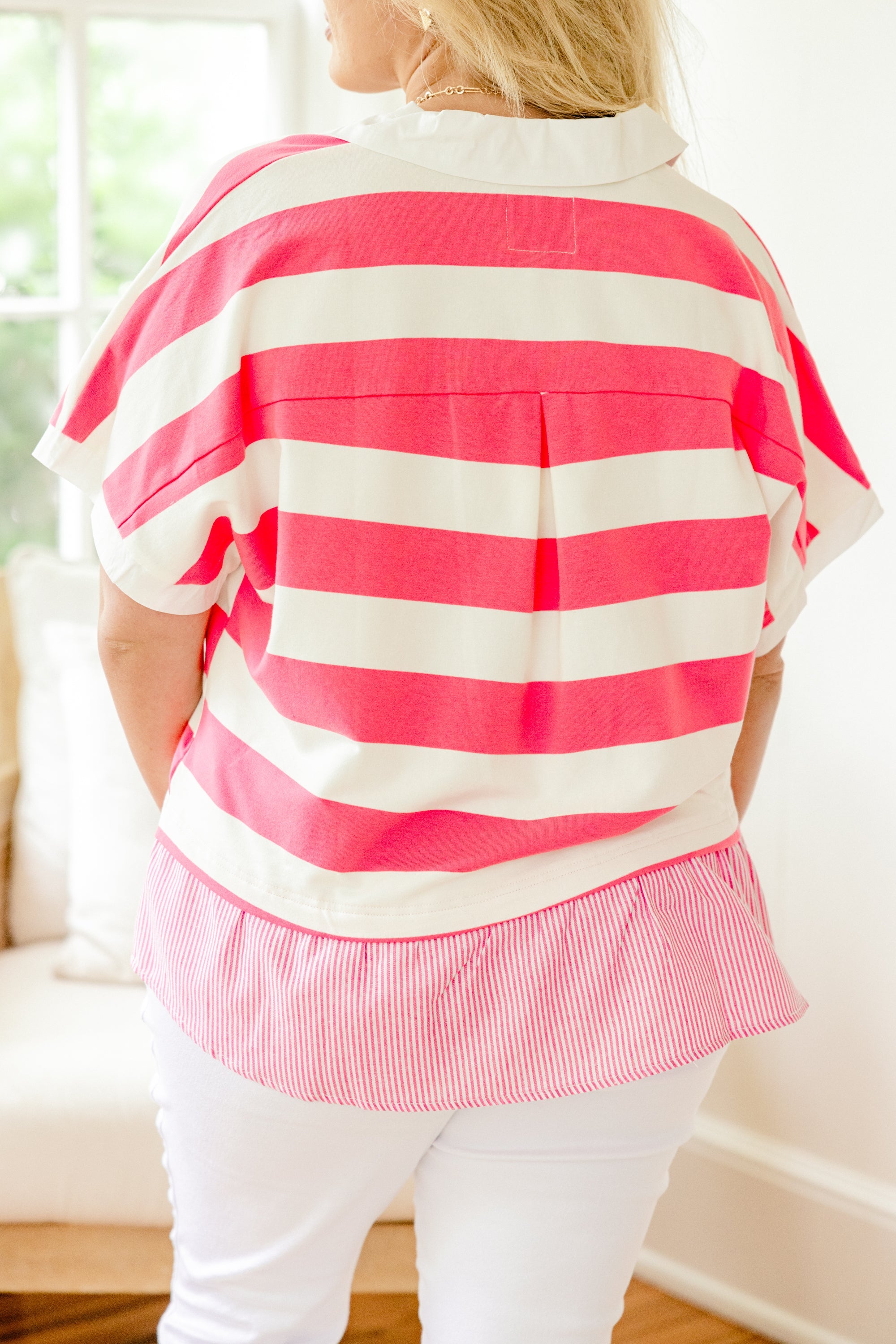 In Wonderland Top, Bubble Pink