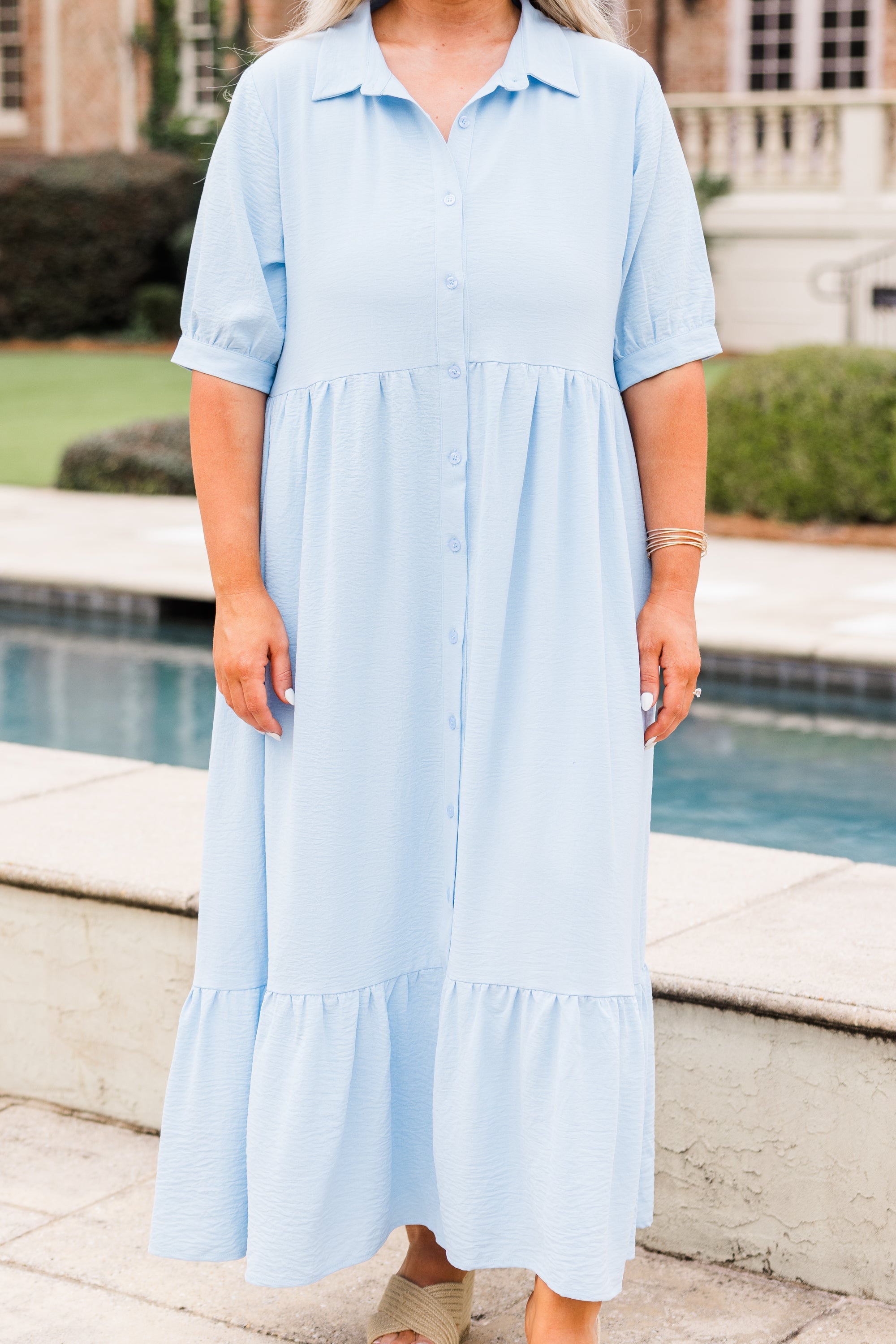In Your Happy Place Dress, Blue