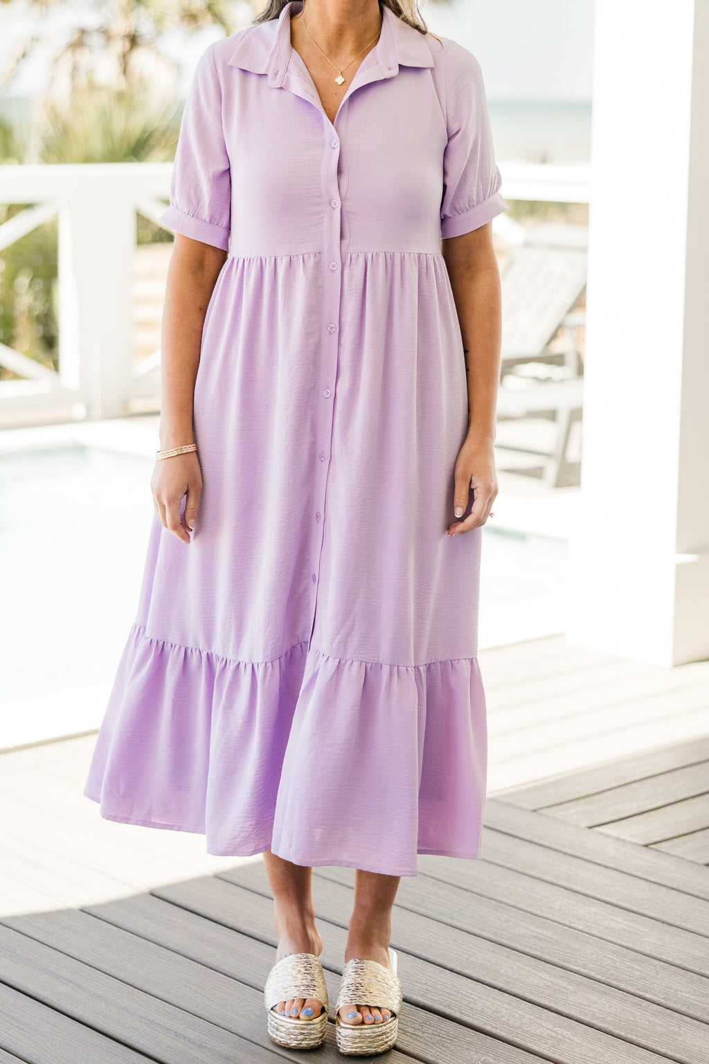 In Your Happy Place Dress, Lavender