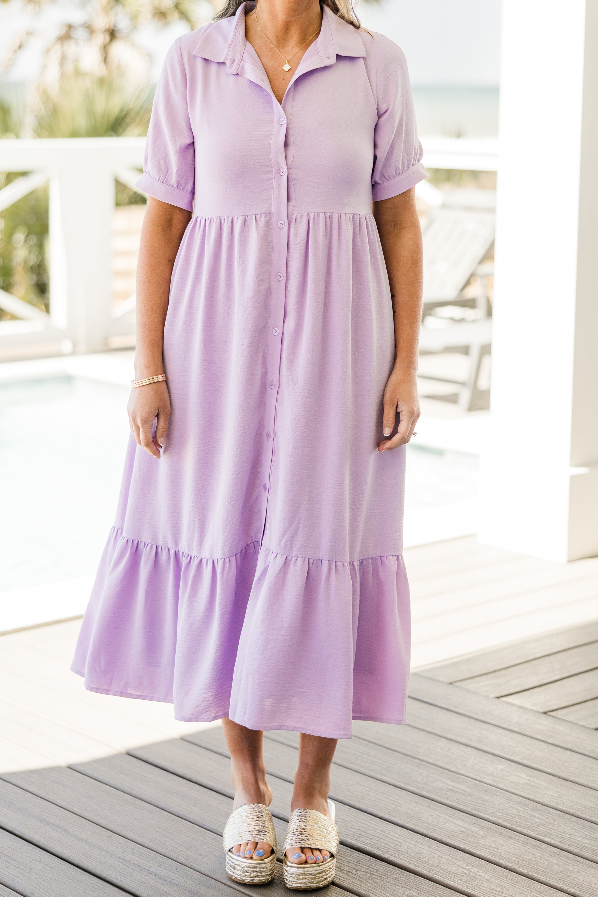 In Your Happy Place Dress, Lavender