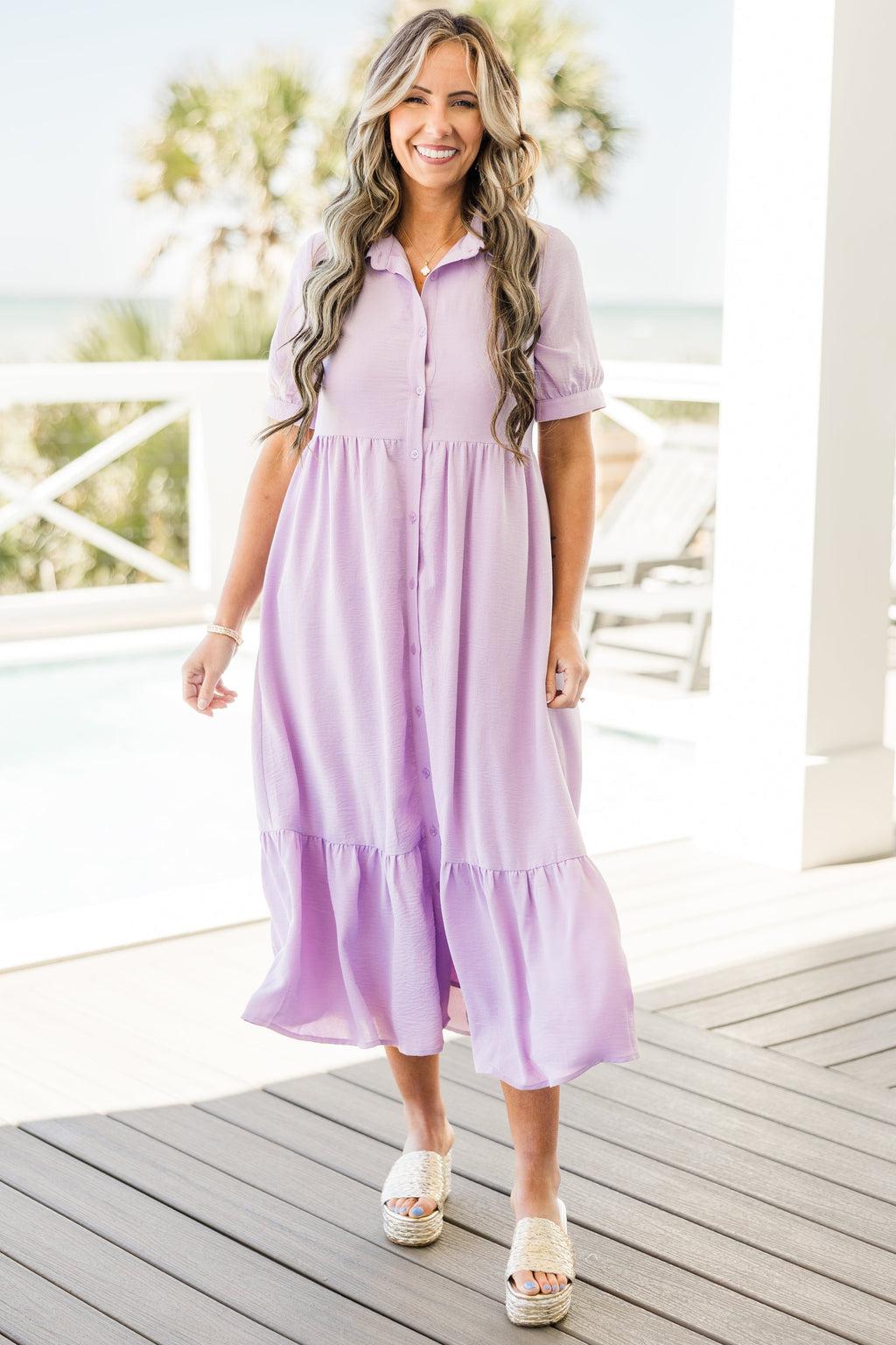 In Your Happy Place Dress, Lavender
