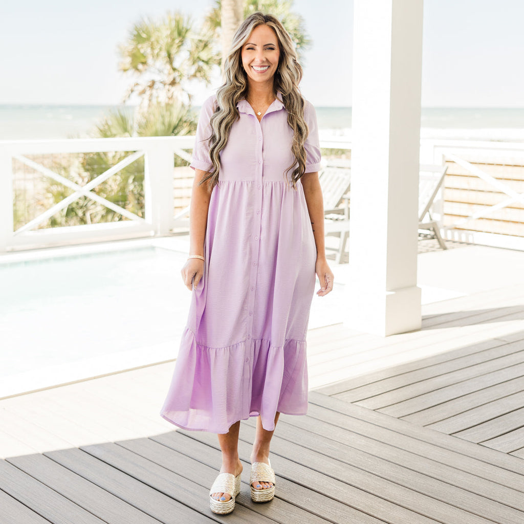 In Your Happy Place Dress, Lavender