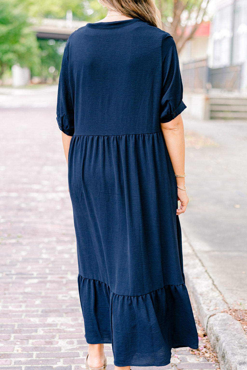 In Your Happy Place Dress, Navy
