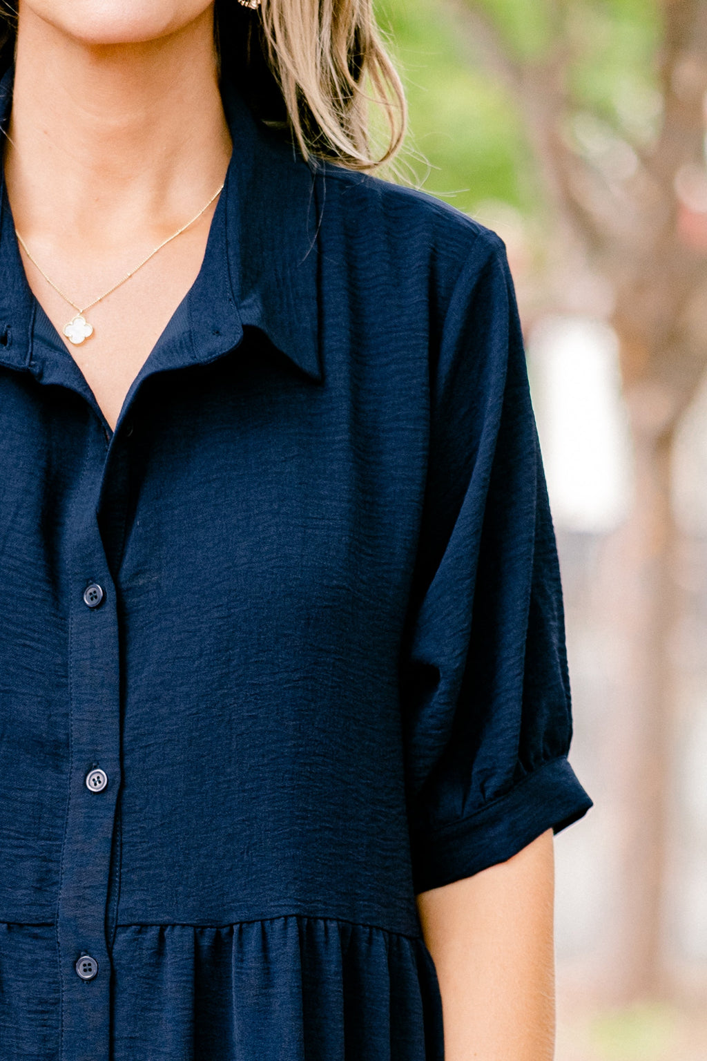 In Your Happy Place Dress, Navy