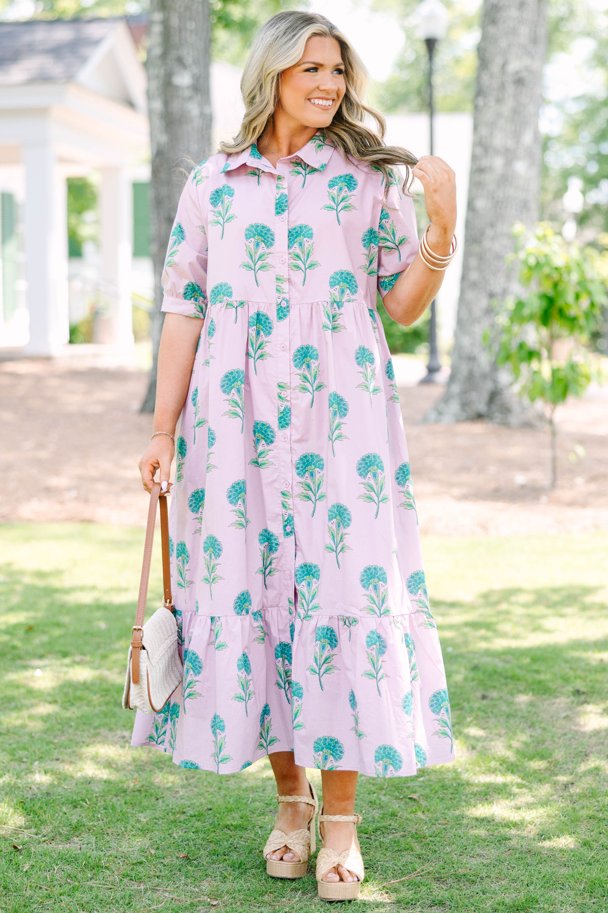 In Your Happy Place Dress, Light Pink