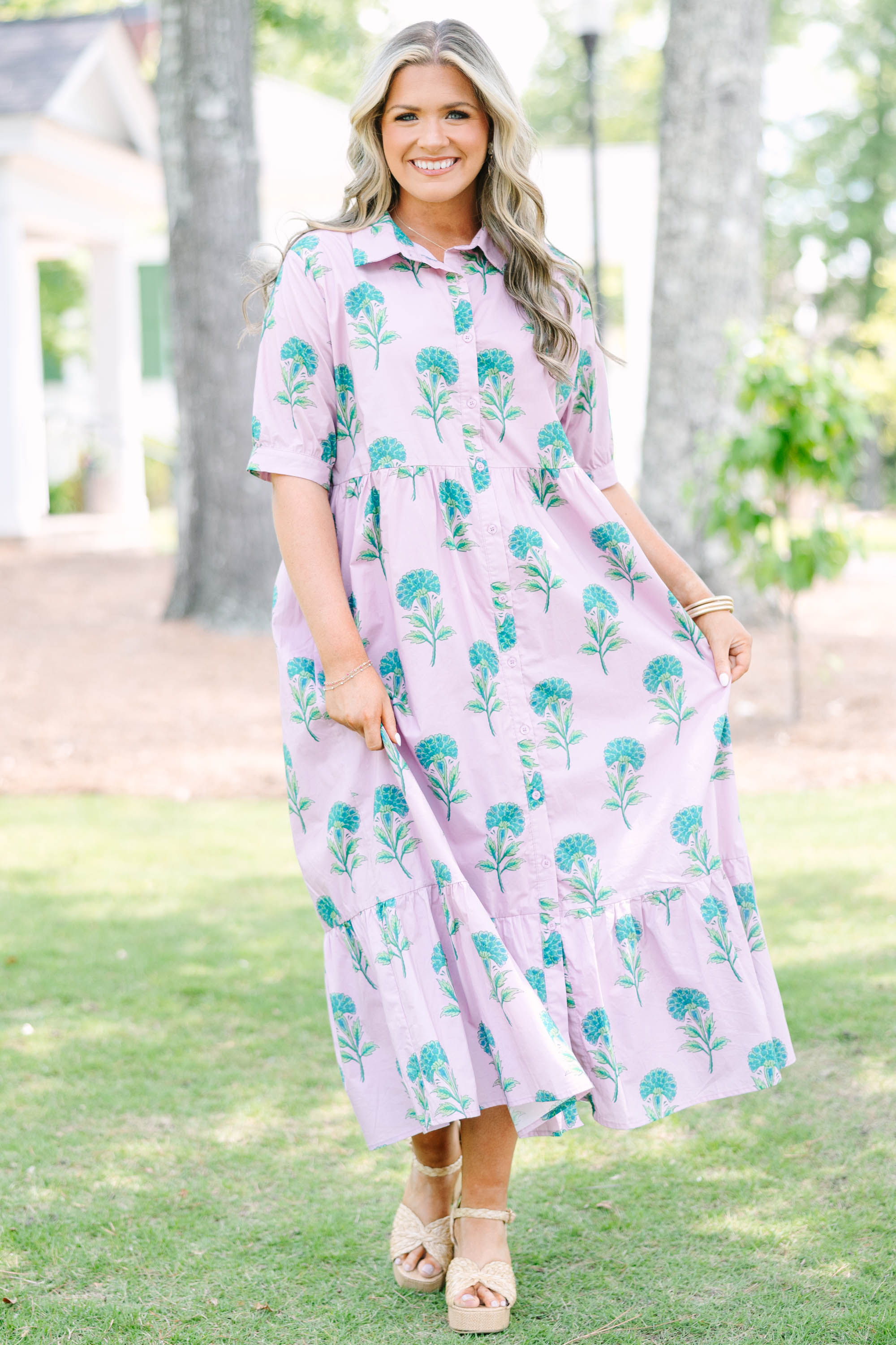 In Your Happy Place Dress, Light Pink