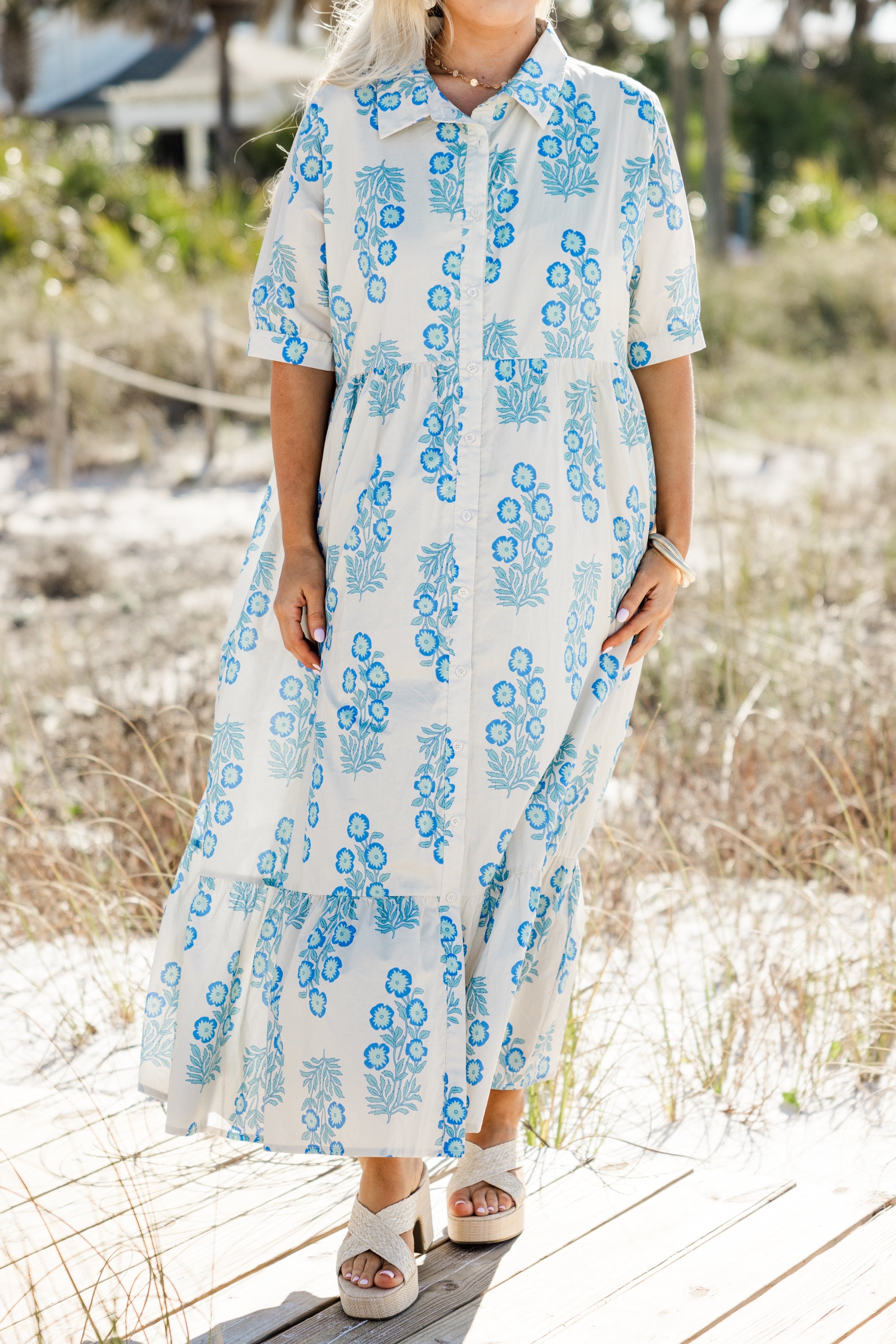 In Your Happy Place Dress, Sky Blue