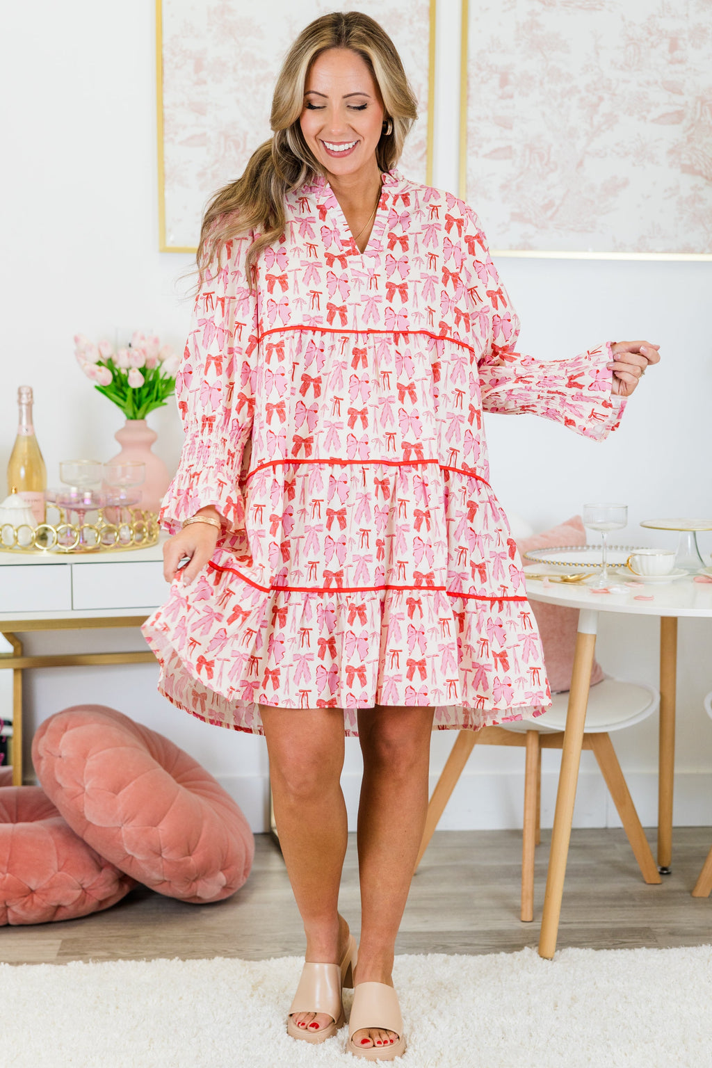 Infinite Allure Dress, Pink