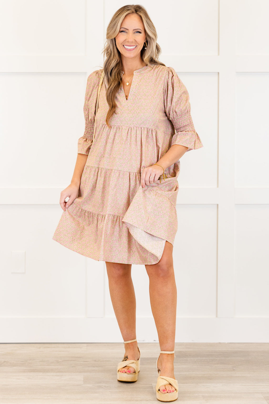Infinite Allure Dress, Pink Floral