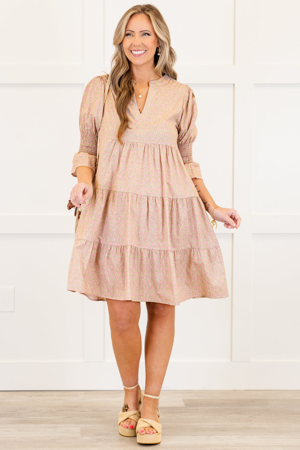 Infinite Allure Dress, Pink Floral