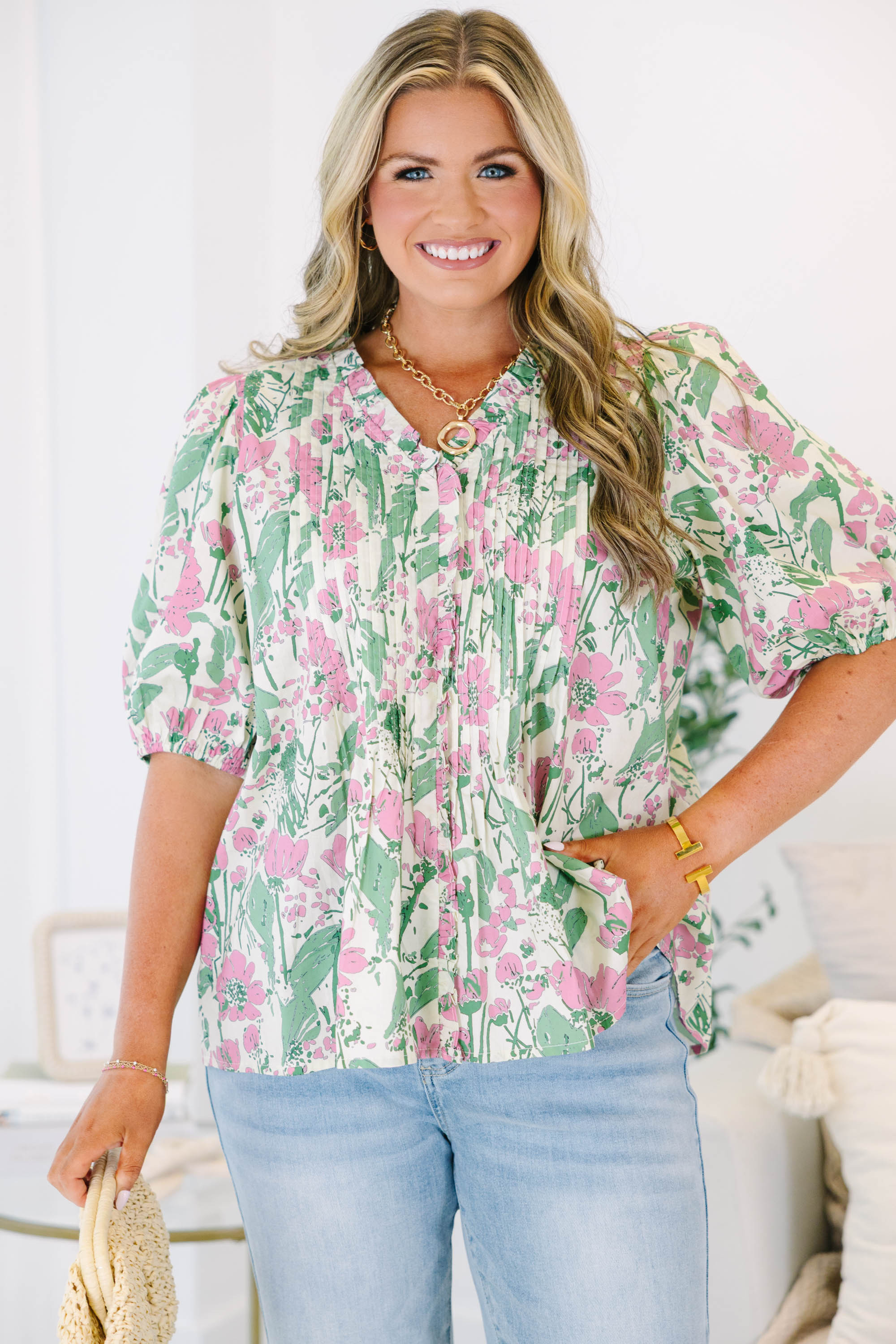 In Harmony Top, Pink