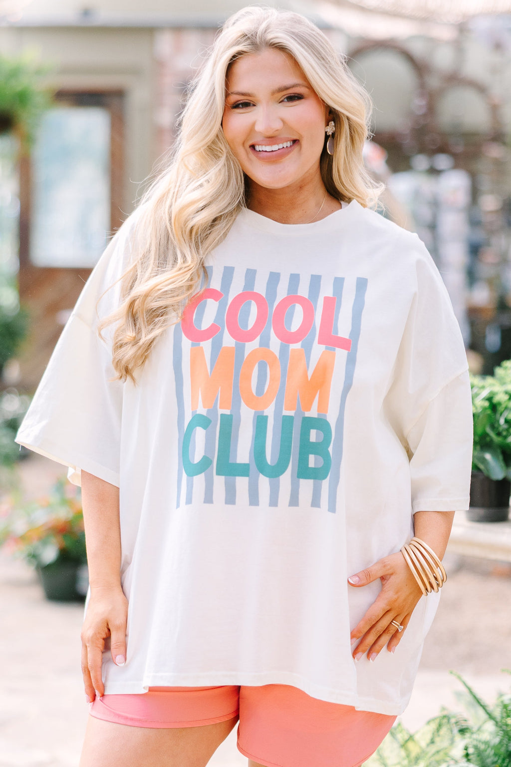 In the Club Boyfriend Tee, Ivory