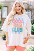 In the Club Boyfriend Tee, Ivory