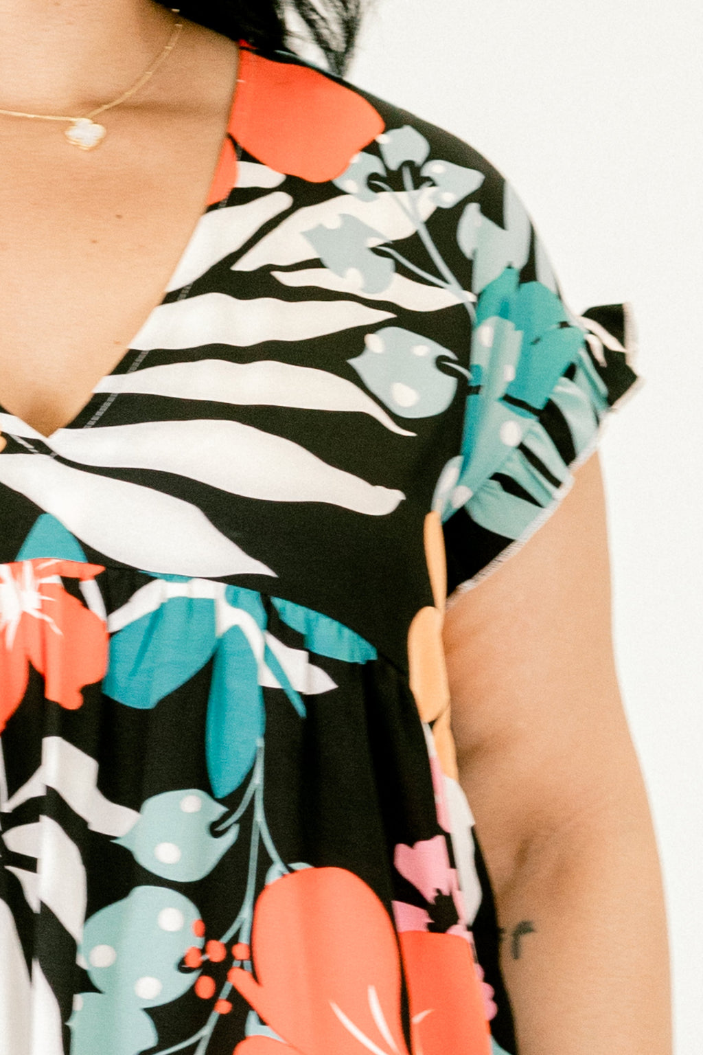 Into Paradise Dress, Black