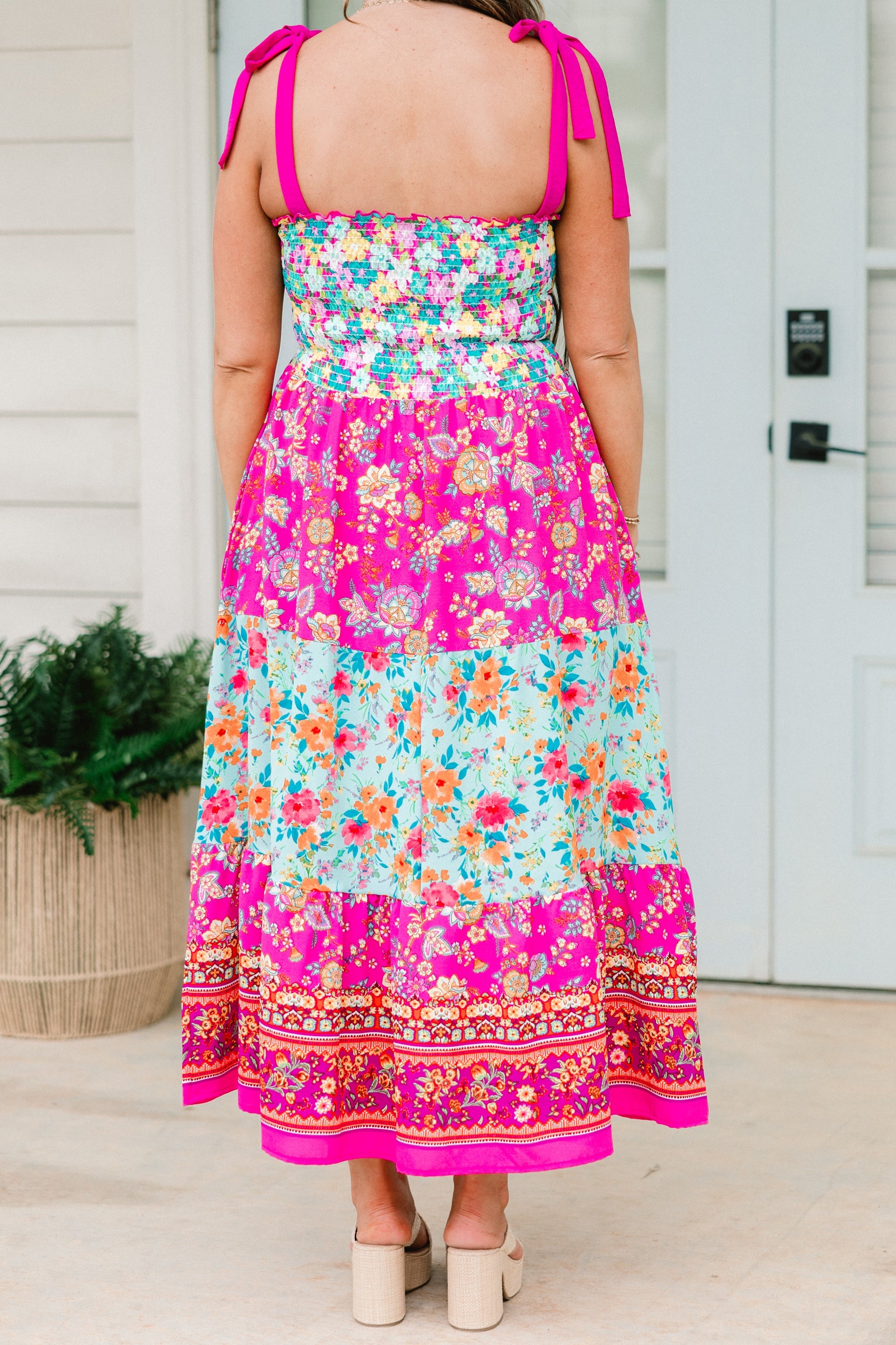 Into The Sunset Dress, Pink