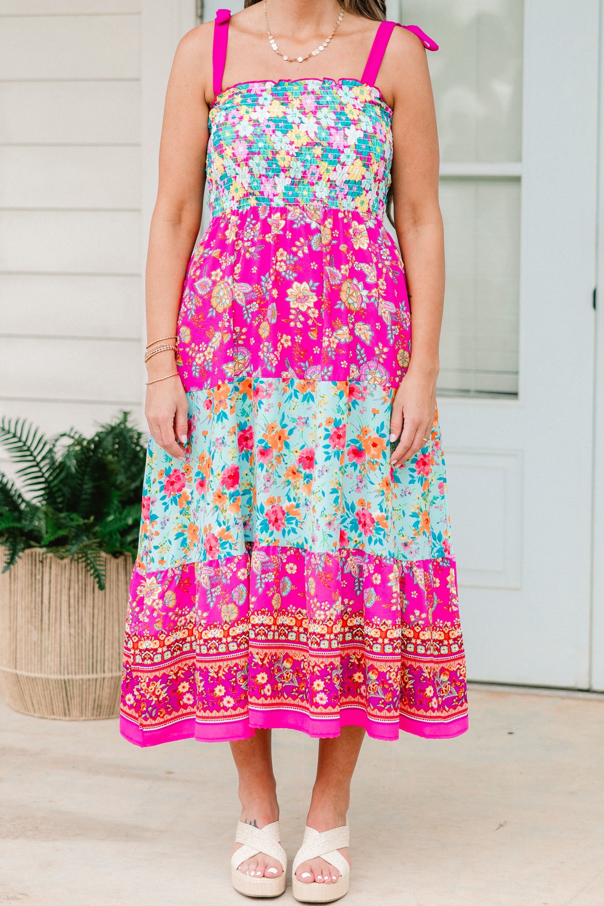 Into The Sunset Dress, Pink