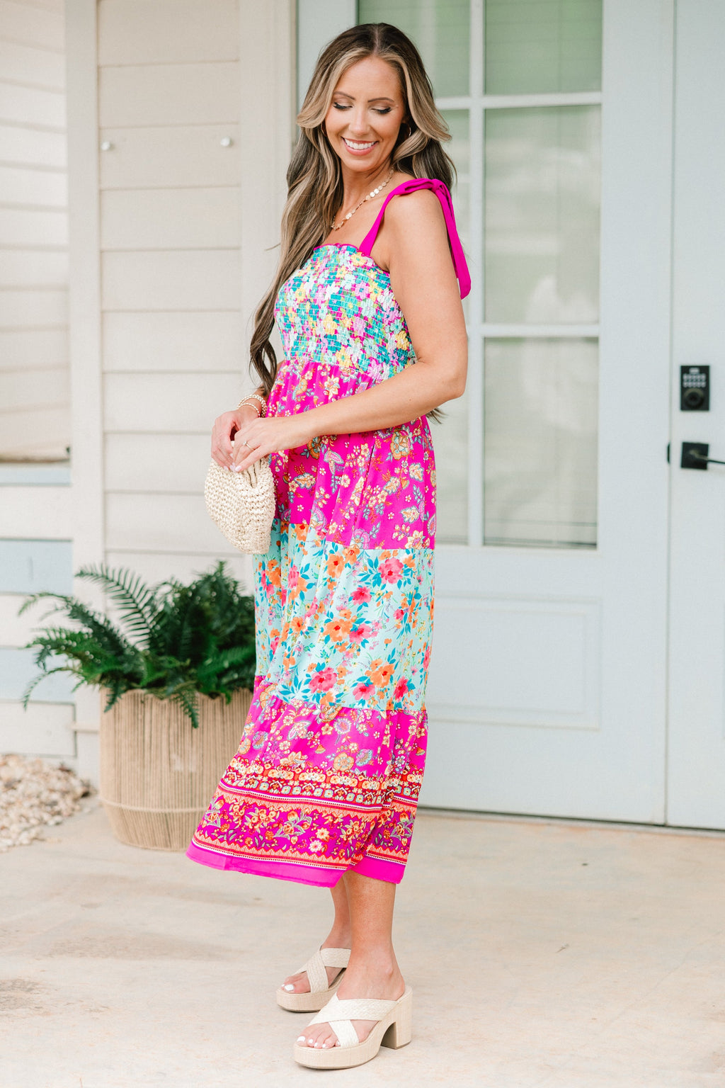 Into The Sunset Dress, Pink