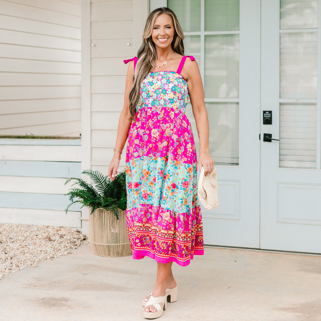 Into The Sunset Dress, Pink