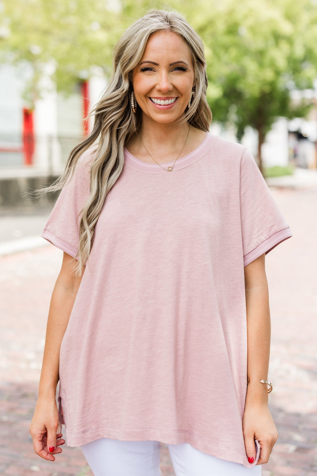 Into You Today Top, Rose