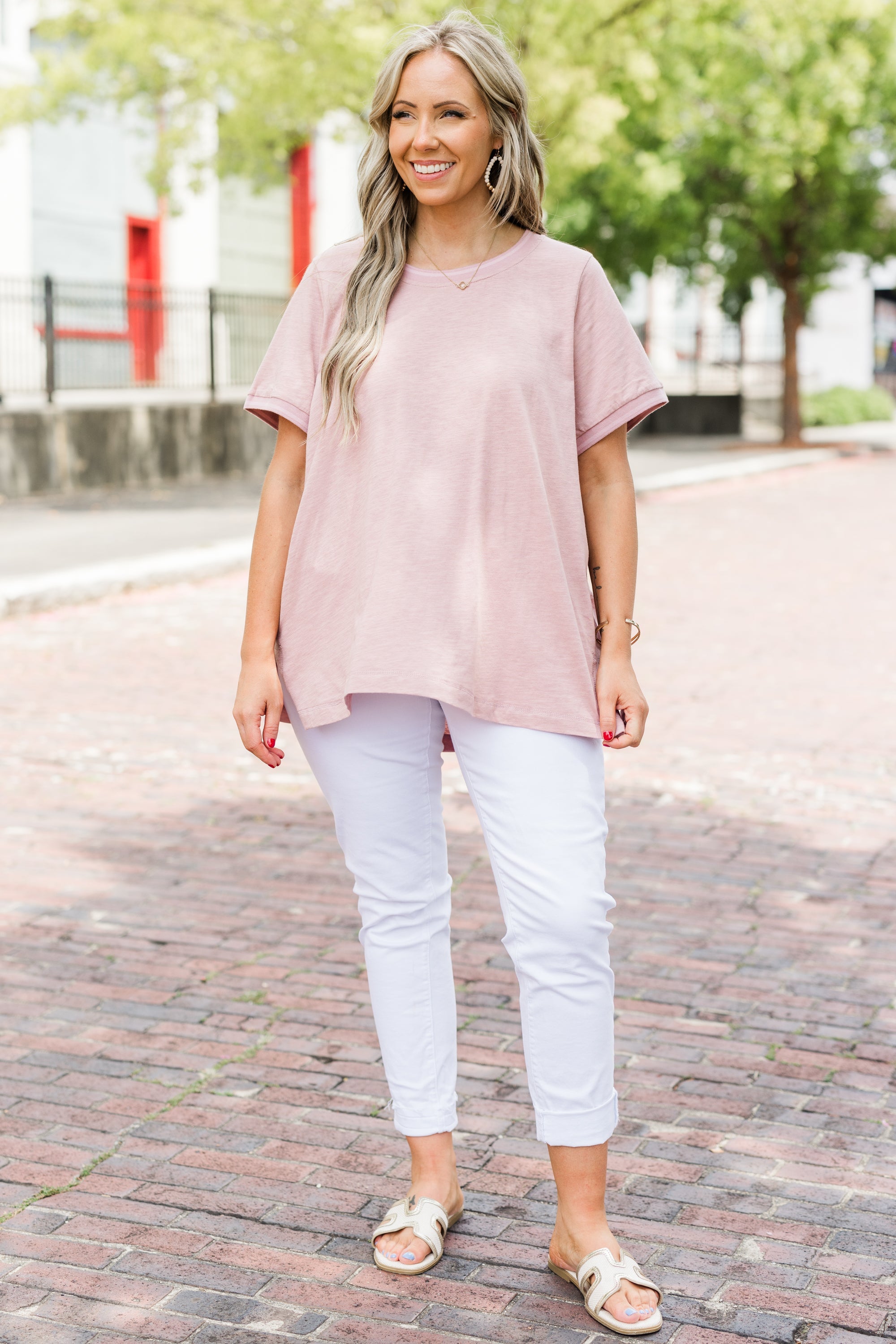 Into You Today Top, Rose