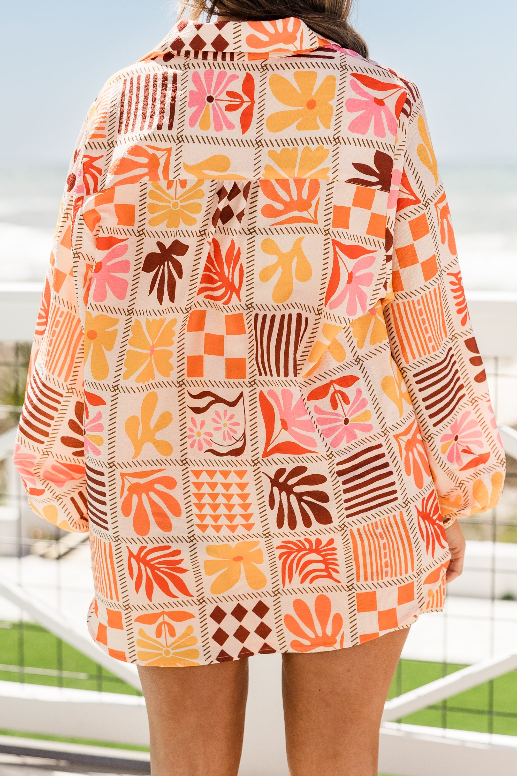 Island Day Top, Orange
