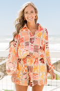 Island Day Top, Orange