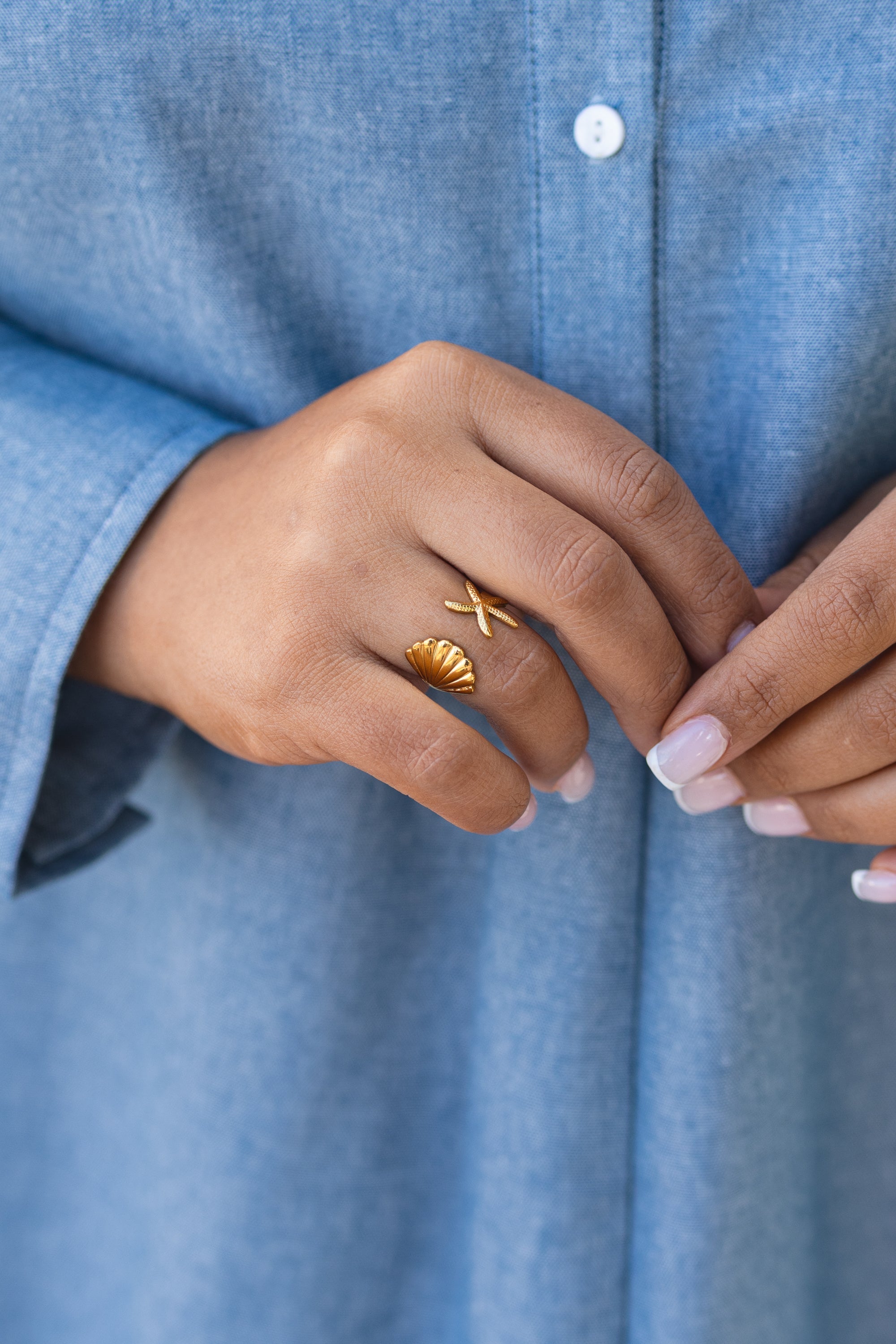 Island Ease Ring, Gold