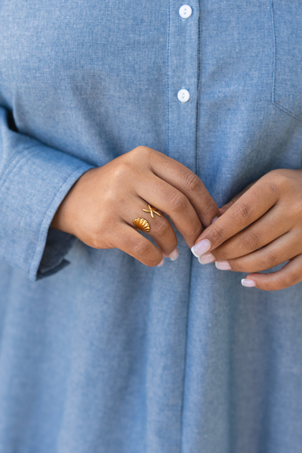 Island Ease Ring, Gold