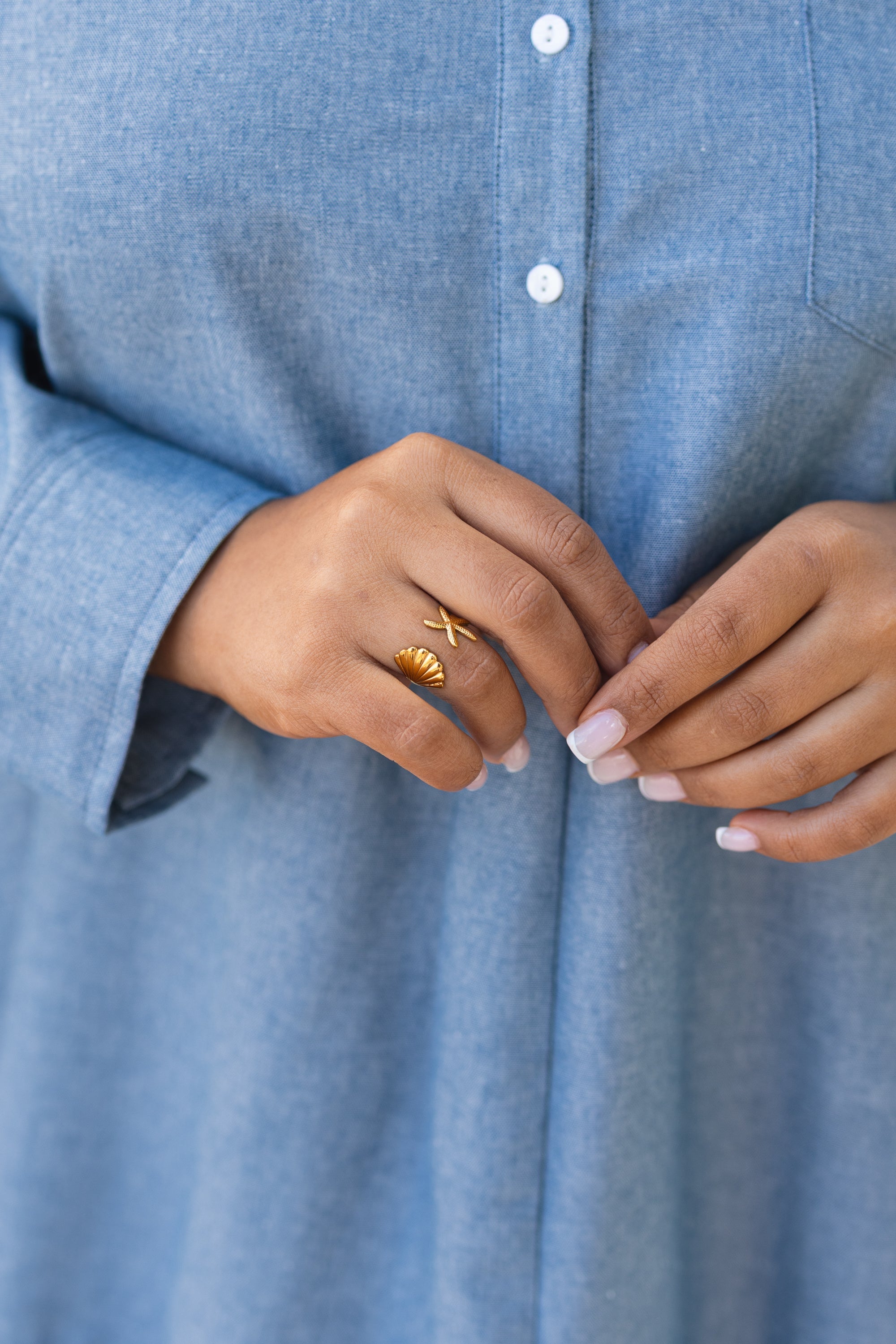 Island Ease Ring, Gold