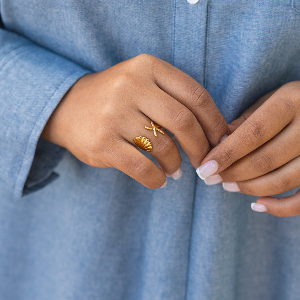 Island Ease Ring, Gold