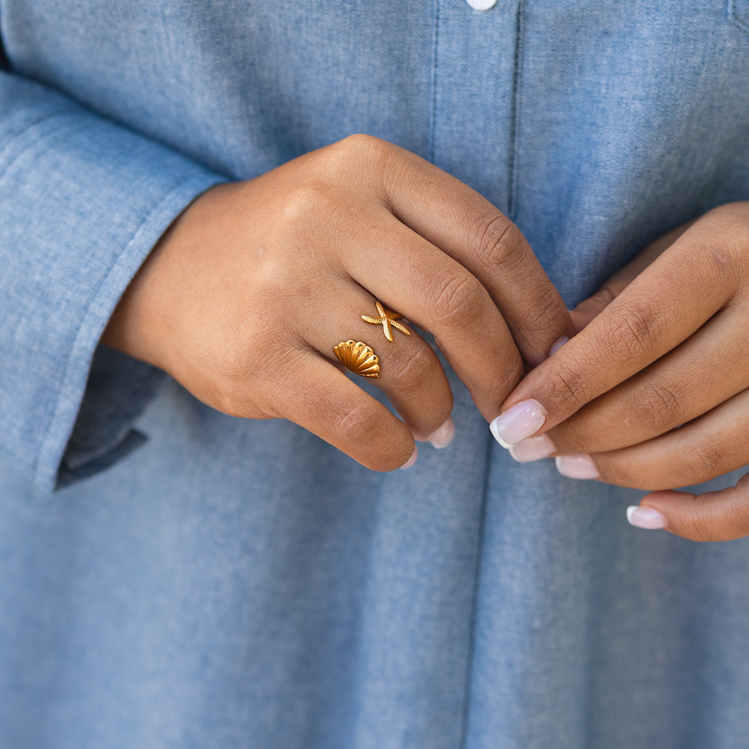 Island Ease Ring, Gold