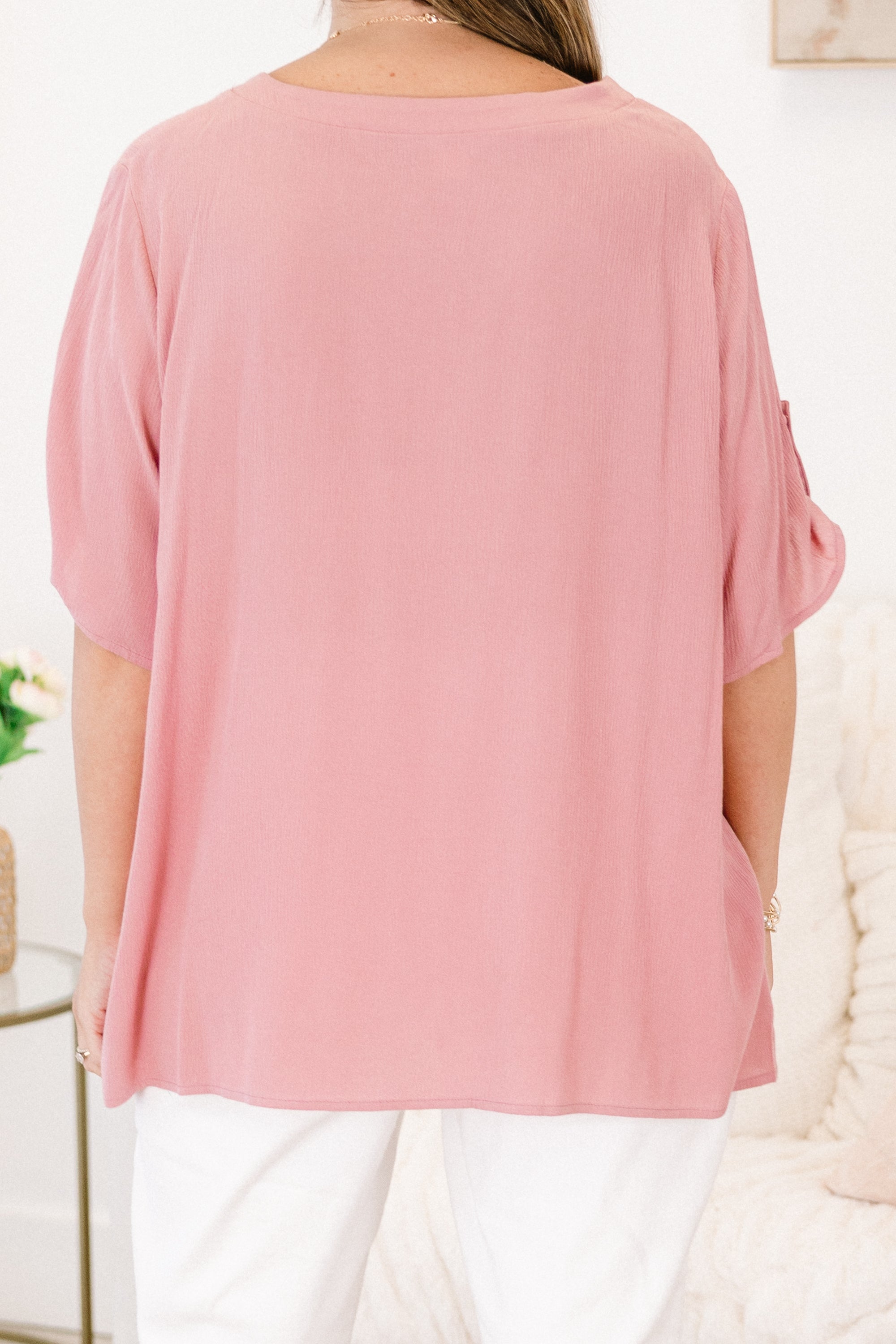 It's About Love Top, Mauve