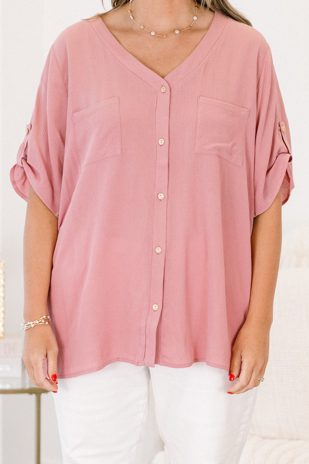 It's About Love Top, Mauve
