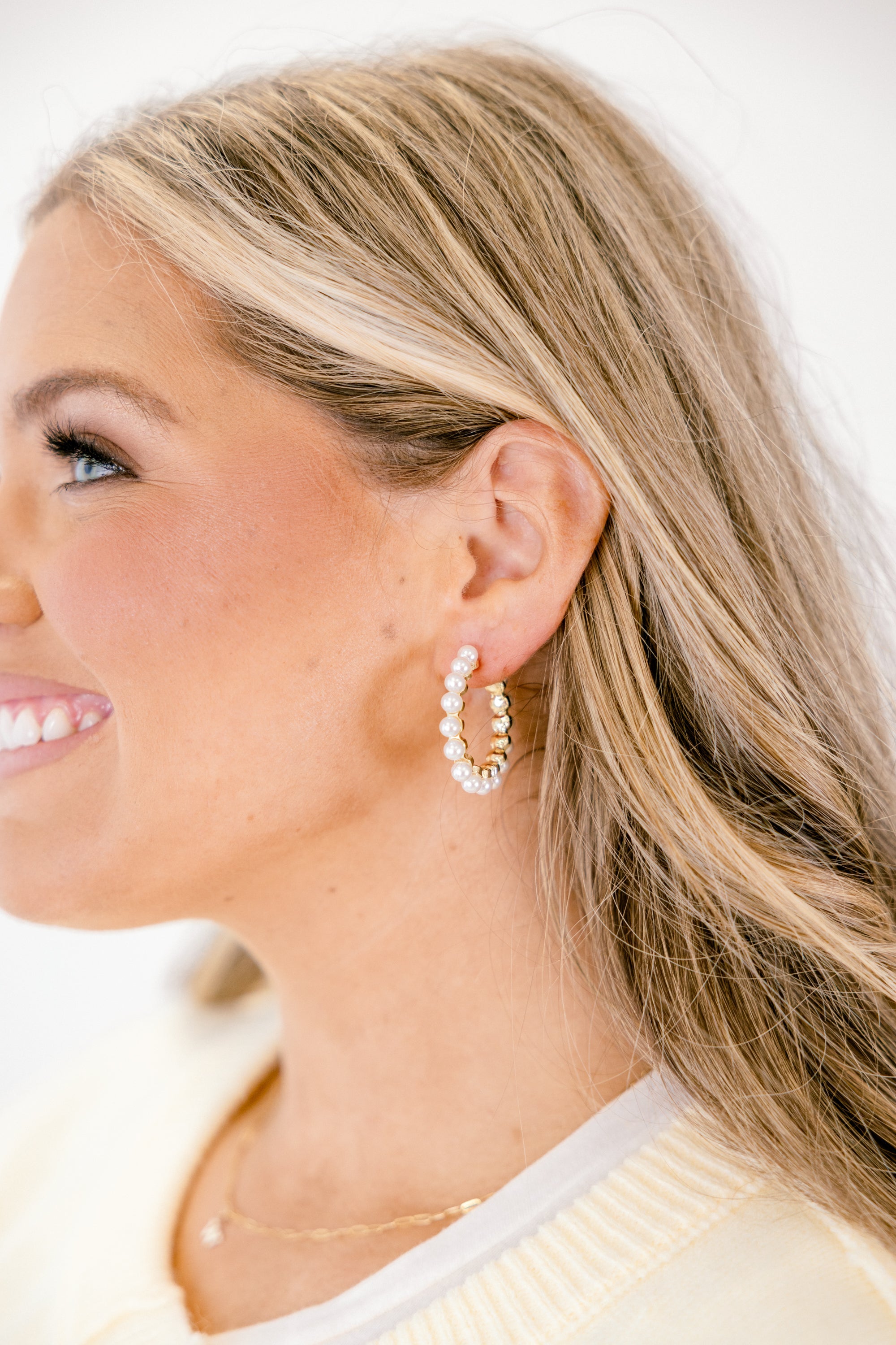 It's So Sweet Earrings, Pearl