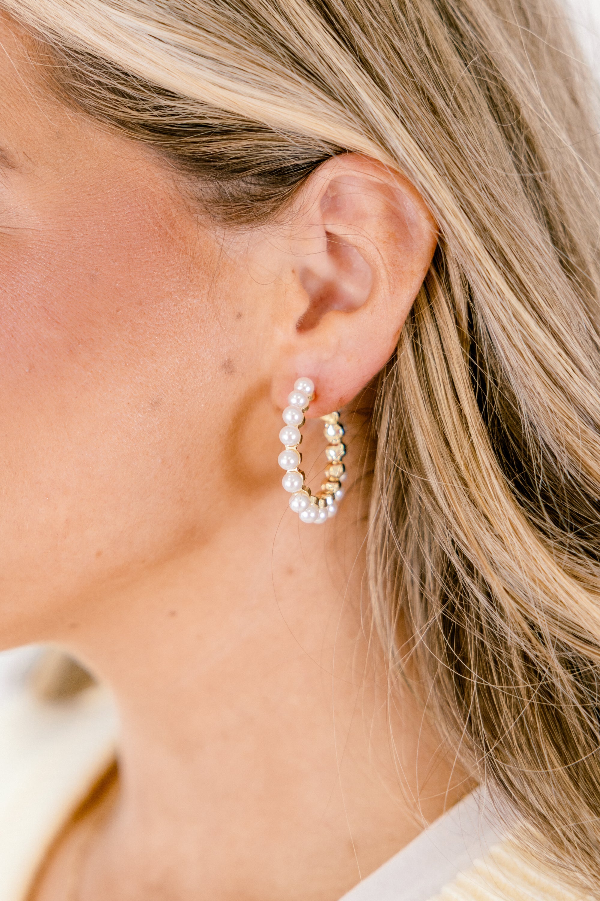 It's So Sweet Earrings, Pearl