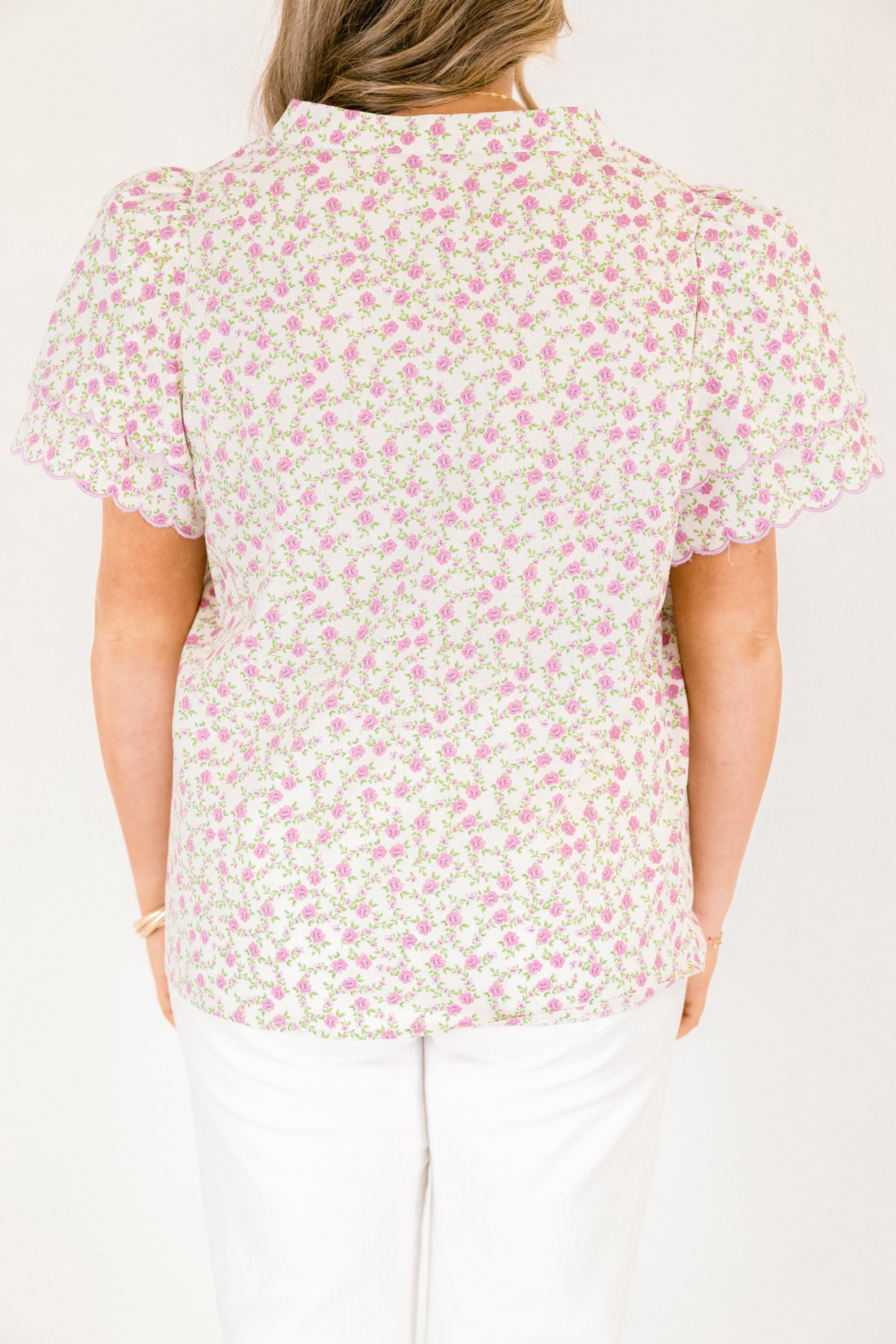Joy In the Journey Top, Purple Floral