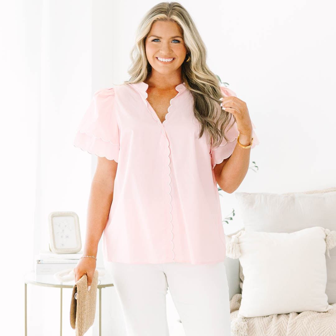 Joy In The Journey Top, Pink