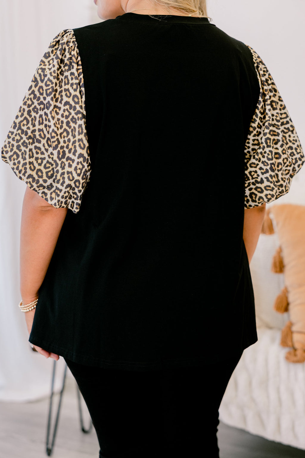 Joyful Days Top, Leopard