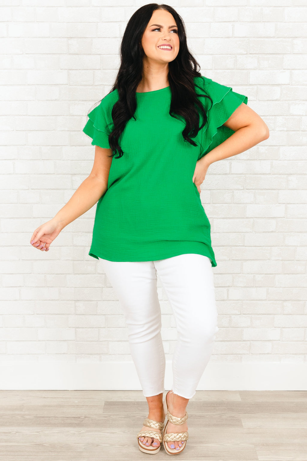 Just Another Dreamer Top, Kelly Green