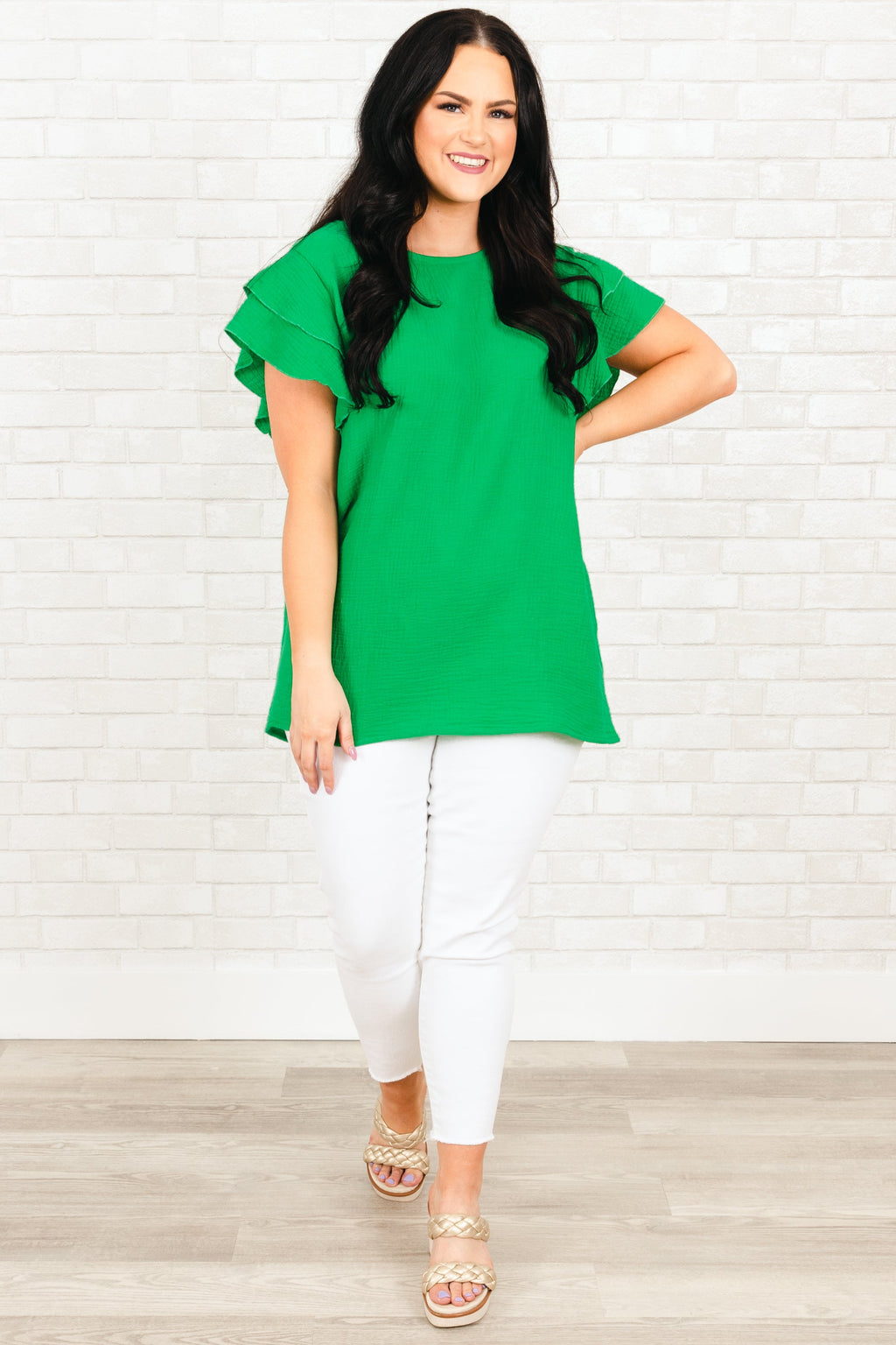 Just Another Dreamer Top, Kelly Green