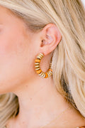 Just Another Path Earrings, Brown