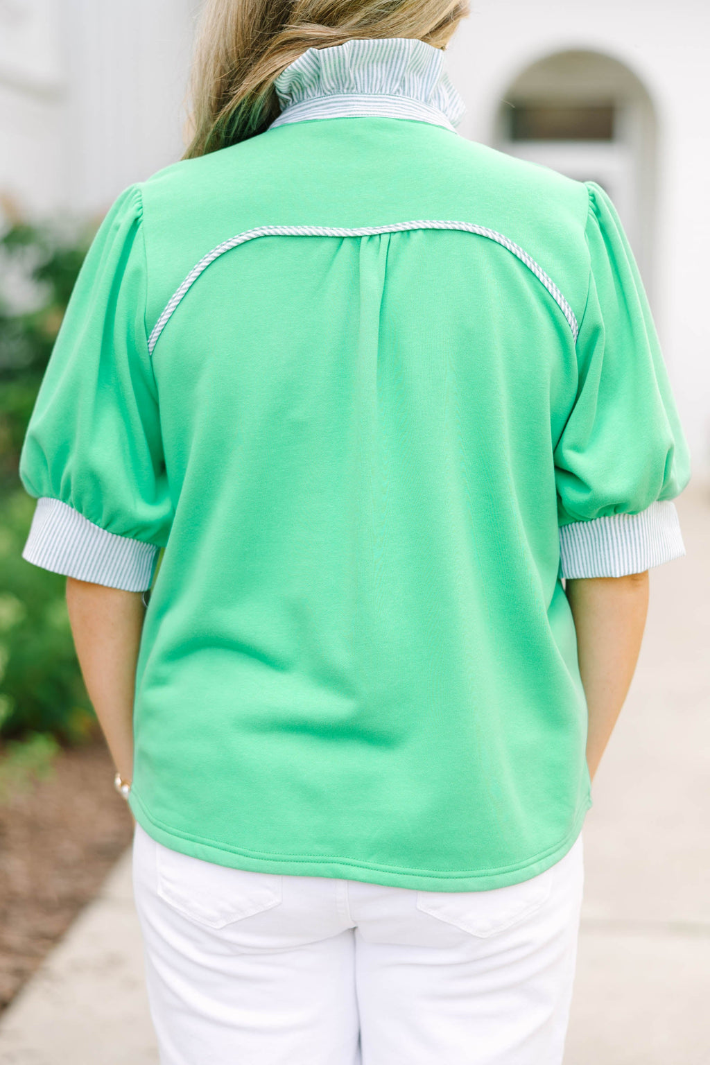 Just As Expected Top, Green