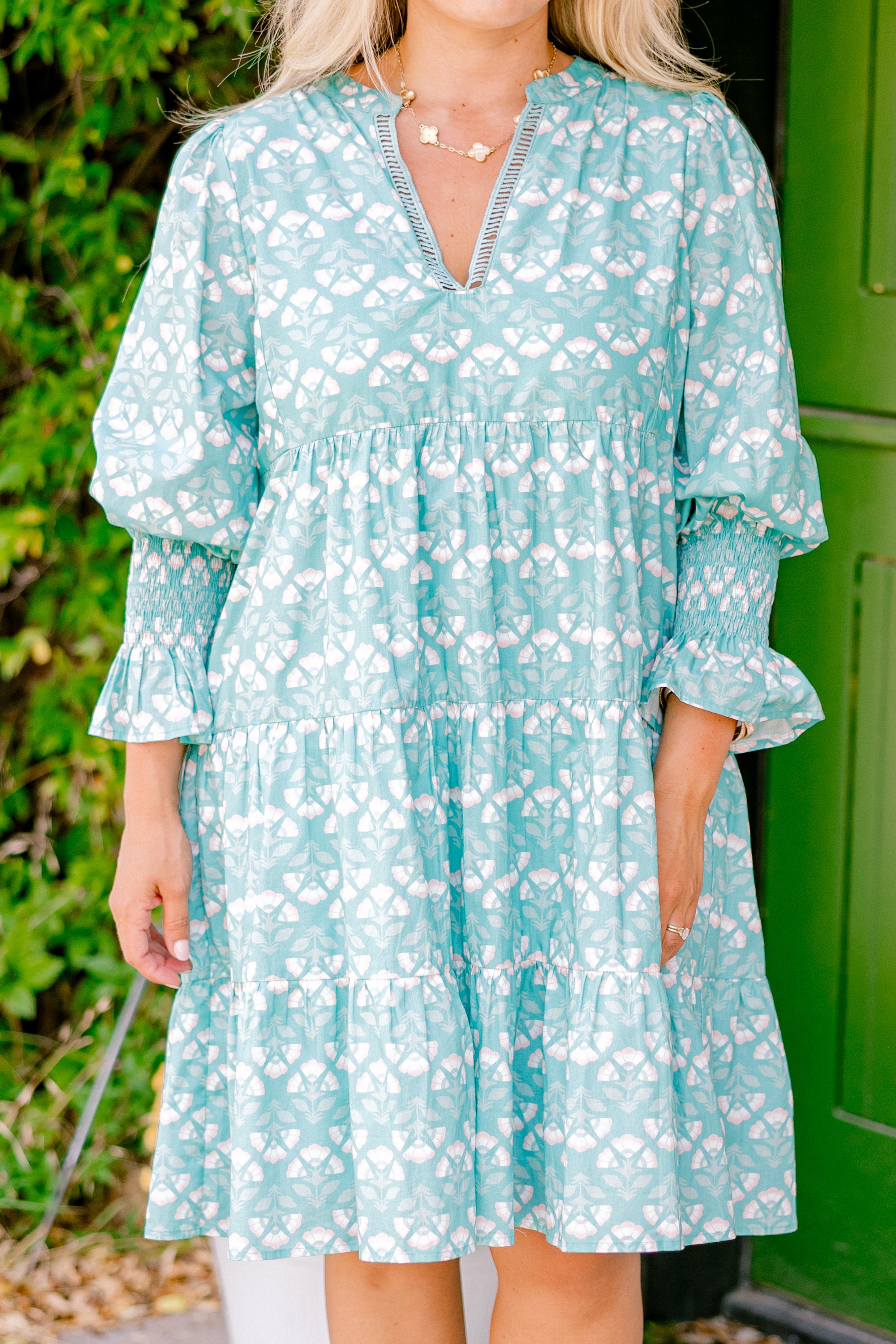 Just Being Me Dress, Turquoise