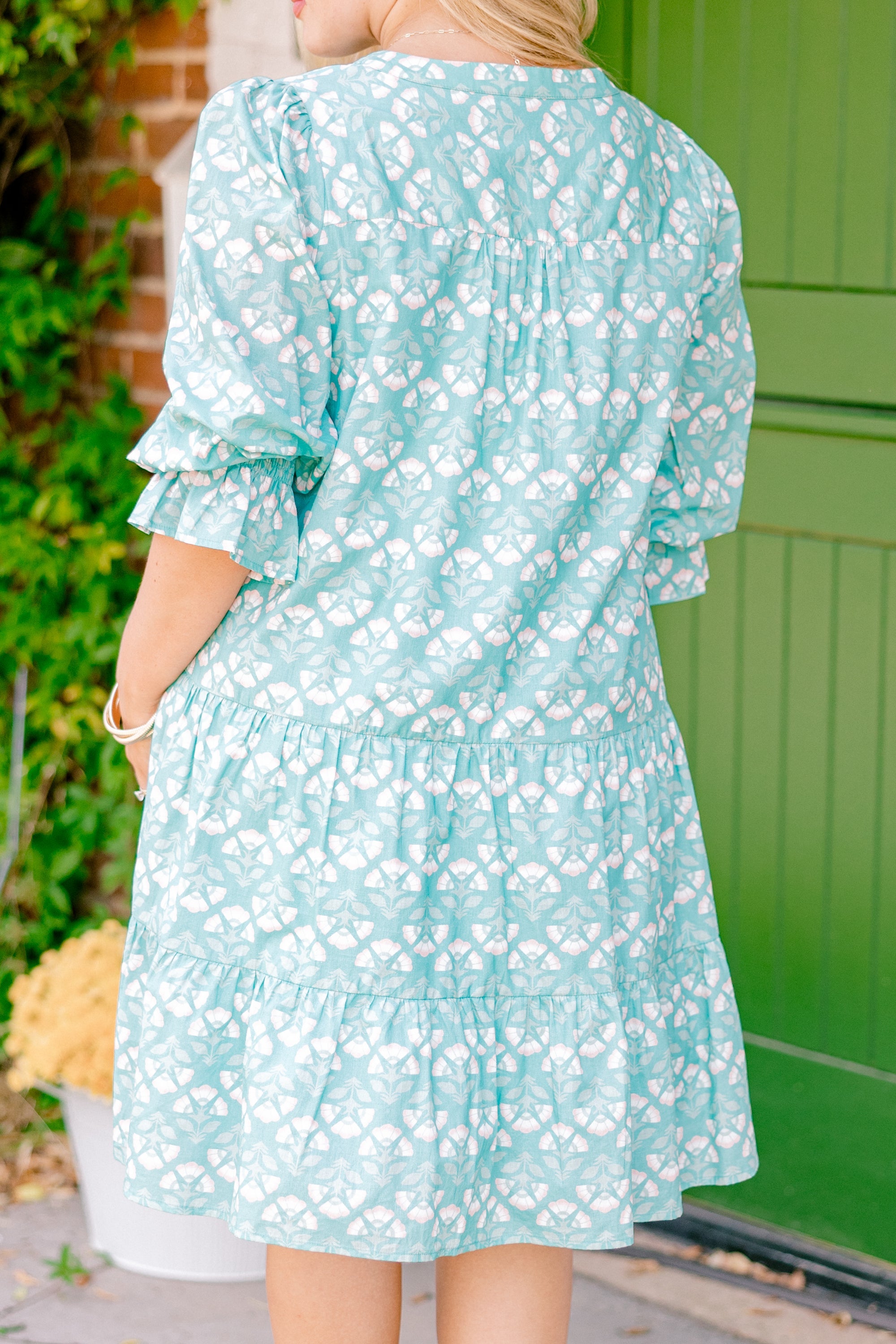 Just Being Me Dress, Turquoise