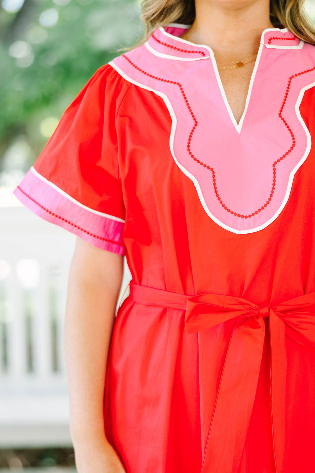 Just Breathe Dress, Red