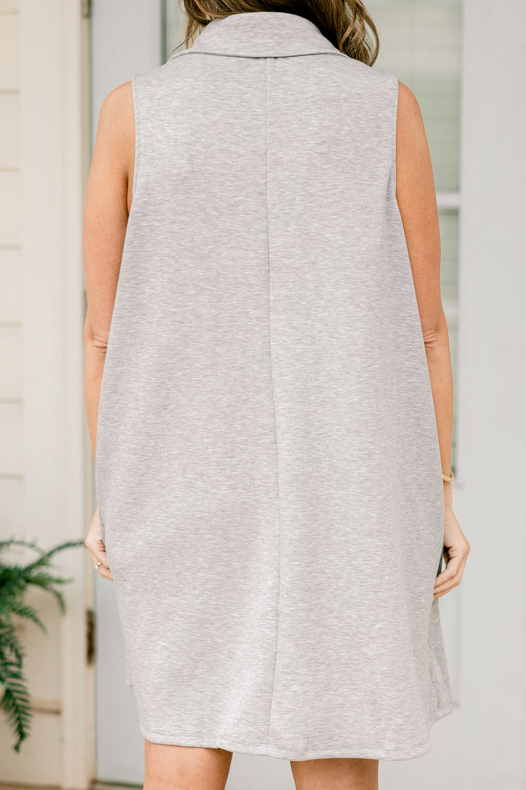 Just Go With It Dress, Heather Grey